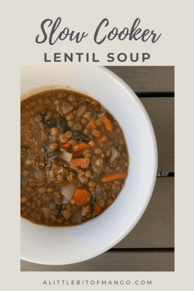 slow cooker lentil soup
