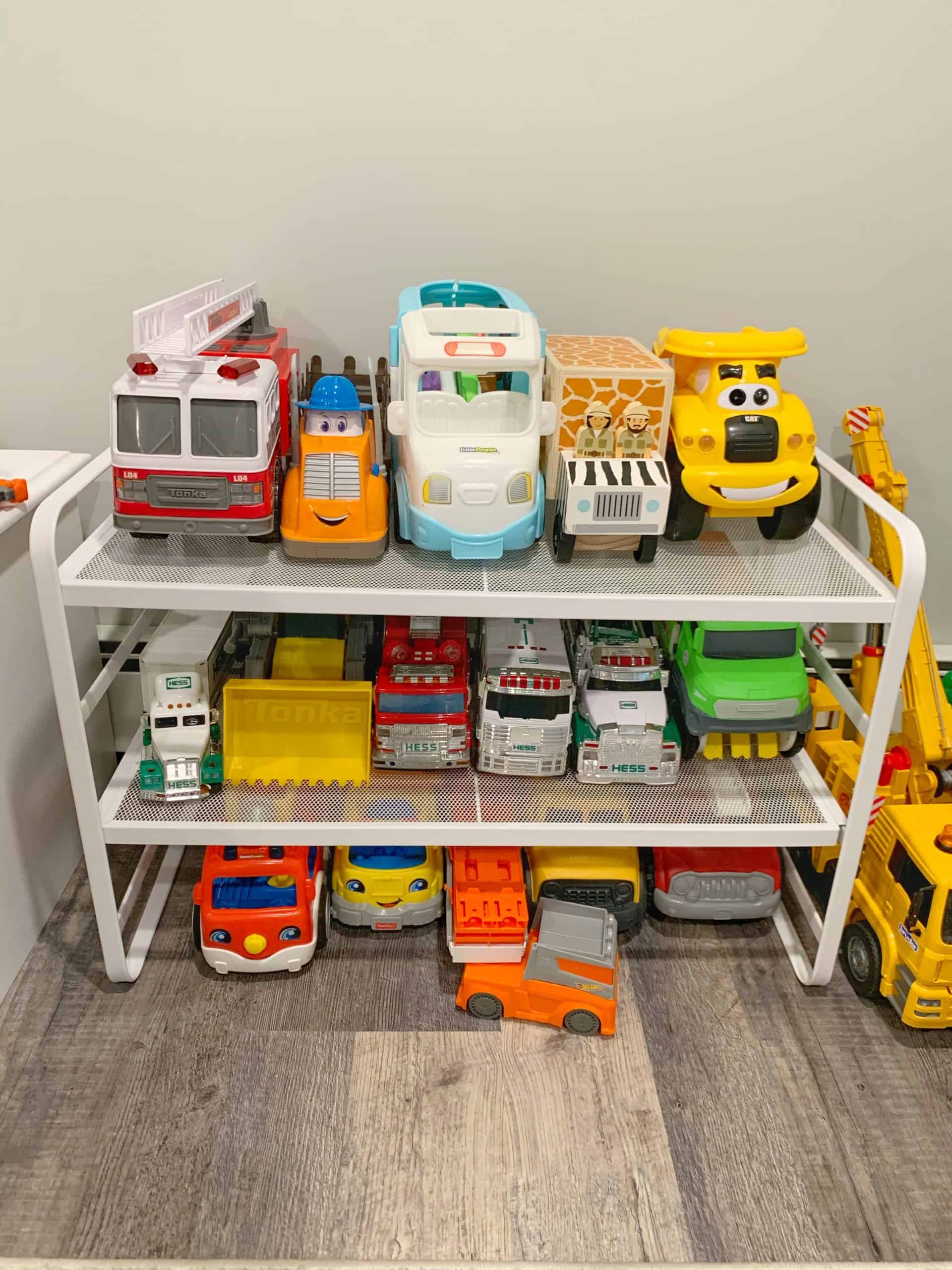 truck playroom storage ideas